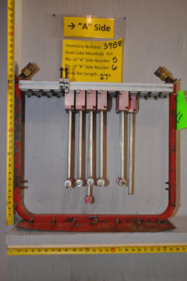 Used Rimrock Model: 27 Inch Rimrock Die Lube Spray Manifold for Model 410 Automatic Reciprocator Sprayer