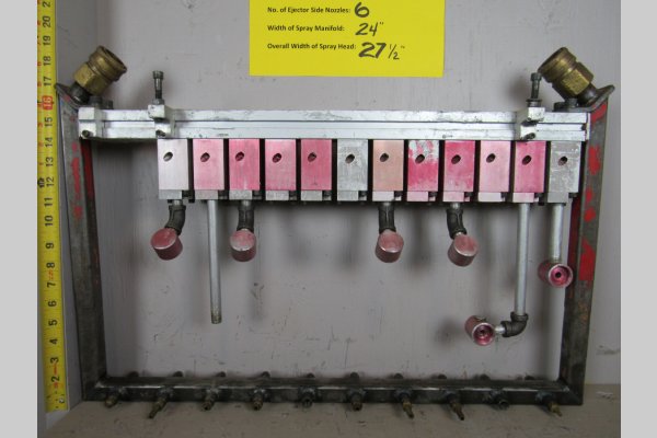 Used Rimrock Model: 27 Inch Rimrock Die Lube Spray Manifold for Model 410 Automatic Reciprocator Sprayer