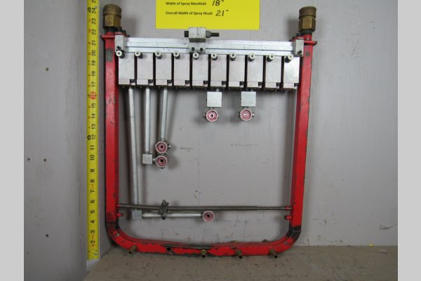 Used Rimrock Model: 20 Inch Rimrock Die Lube Spray Manifold for Model 410 Automatic Reciprocator Sprayer