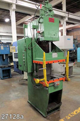 Used Hannifin Press Model: GFTP-12 12 Ton C-Frame (Gap Frame) Vertical Hydraulic Die Cast Trimming Press