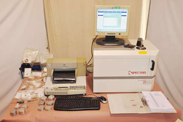 Used Spectro Analytical Model: LMXM3 36 Channel Arc/Spark Optical Emission Spectrometry (OES) analyzer Metal Analytic Spectrometer