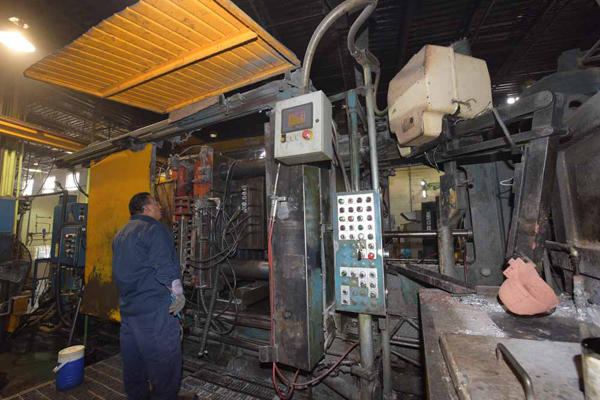 Used Prince Model: 836 CCA 900 U.S. Tons Horizontal Cold Chamber Aluminum High Pressure Die Casting Machine