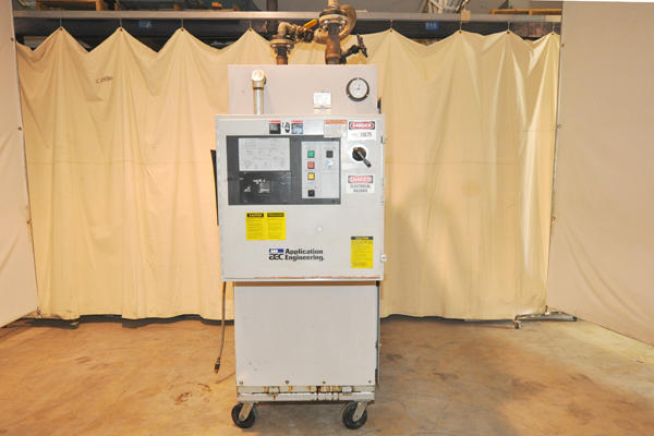 Used AEC Model: TDH-6Q 75 KW Single Zone Portable Hot Oil Process Heater Temperature Control Unit with Cooling Water Circuit