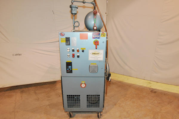Used HEAT Heat Exchange And Transfer Model: KM550B-12-483 12 kW Single Zone Portable Hot Oil Process Heater Temperature Control Unit