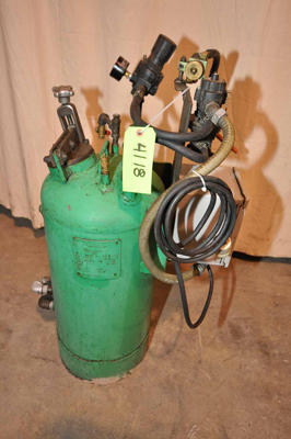 Used Rimrock Model: 91-21762 10.7 Gallon Pressurized Die Lube Reservoir (storage Tank)