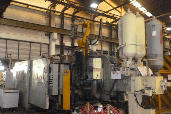 Used Toyo Machinery Model: BD-800V4T 800 Metric Ton Horizontal Cold Chamber Aluminum High Pressure Die Casting Machine