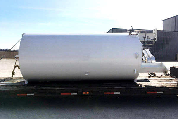 Used Chart Industries Inc Model: VS-1500 NC-250 1500 Gallon Cryogenic Bulk Storage Tank for Liquid Nitrogen, Liquid Argon, Liquid Oxygen, Vertical, Vacuum Jacketed, Stainless Steel