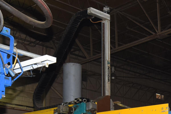 Used Wollin Model: PSM-2 1300 mm Vertical Stroke Linear Automatic Die Lubrication Sprayer for Die Casting and Foundry Operations