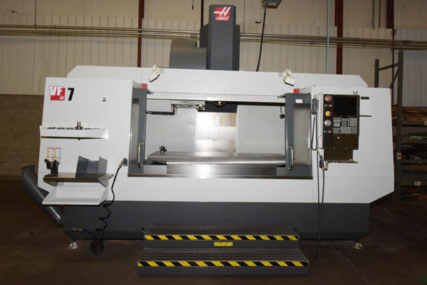 Used Haas Model: VF-7/50 VF-7-50_84_x_28 inch Four Axis CNC Vertical Machining Centers (VMC)
