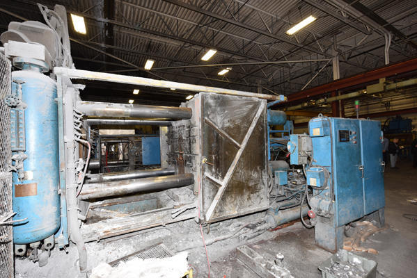 Used Prince Model: 836 CCA 900 U.S. Tons Horizontal Cold Chamber Aluminum High Pressure Die Casting Machine