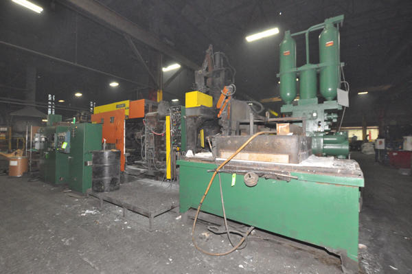 Used Toshiba Model: DC 800 CL-HT 800 Metric Ton Horizontal Cold Chamber Aluminum High Pressure Die Casting Machine