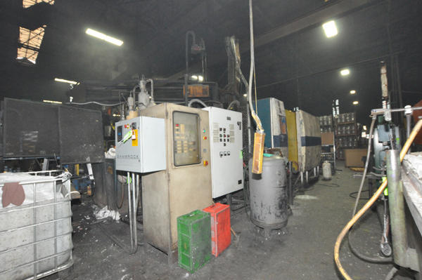 Used Buhler Model: 84 DL 856 Metric Tons (944 US Tons) Horizontal Cold Chamber Aluminum/Magnesium Capable High Pressure Die Casting Machine