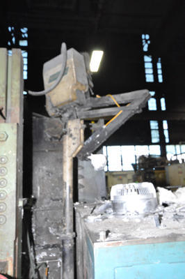 Used Rimrock Model: 305 70 Inches of stroke Multi-Link Automatic Ladle for Non-Ferrous Aluminum and Brass Die Casting and Foundry Operations