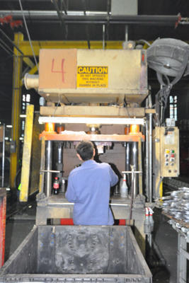 Used Metal Mechanics Model: DCT-35 35 Ton Four Column (Post) Vertical Hydraulic Die Casting Trim Press