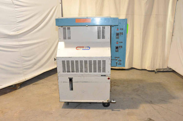 Used Mokon Model: MK4S09GK 18 kW (9 kW per zone) Dual (two) Zone Portable Hot Oil Process Heater Temperature Control Unit with Cooling Water Circuit