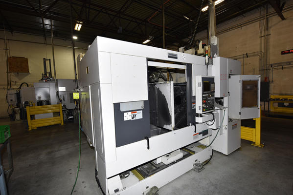 Used Takisawa Model: TT-2600G 2600 mm Parallel Front Facing Twin Spindle CNC Lathe