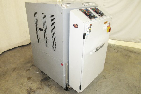 Used Mokon Model: H44206Z6 12 KW Dual (two) Zone Portable Hot Oil Process Heater Temperature Control Unit with Cooling Water Circuit