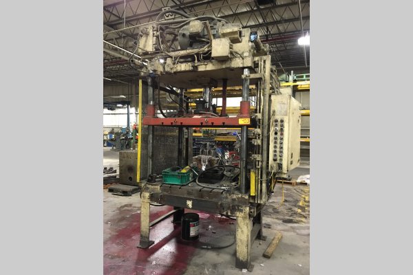 Used Metal Mechanics Model: 50 50 Ton Four Column (Post) Vertical Hydraulic Die Casting Trim Press