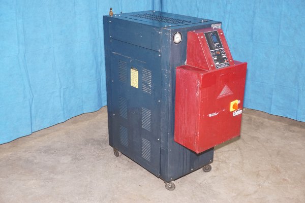 Used Delta T Systems Model: T1244MS 24 KW Single Zone Portable Hot Oil Process Heater Temperature Control Unit with Cooling Water Circuit