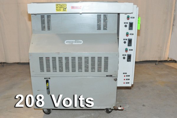 Used Mokon Model: MK-7312-RM 36 kW (12 kW per zone) Three Zone Portable Hot Oil Process Heater Temperature Control Unit with Cooling Water Circuit