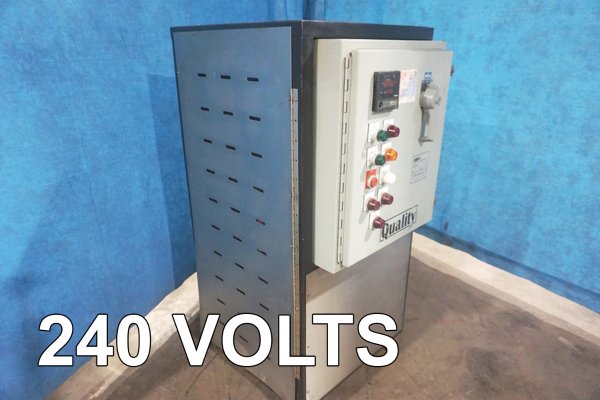 Used QPC Model: H0-1210X-12 12 KW Single Zone Portable Hot Oil Process Heater Temperature Control Unit with Cooling Water Circuit