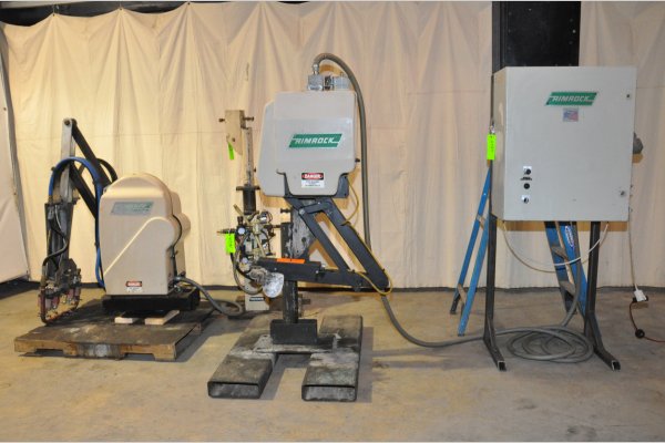 Used Rimrock Model: Combo 410-305 60 Inch Stroke Combination Automatic Ladle & Reciprocating Die Sprayer Package
