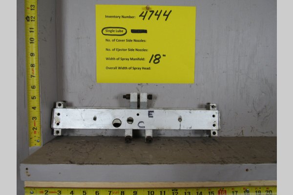 Used Rimrock Model: 18 Inch Rimrock Die Lube Spray Manifold for Model 410 Automatic Reciprocator Sprayer