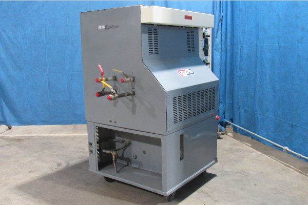 Used Mokon Model: MK4815-BG 30 kW (15 kW per zone) Dual (two) Zone Portable Hot Oil Process Heater Temperature Control Unit with Cooling Water Circuit