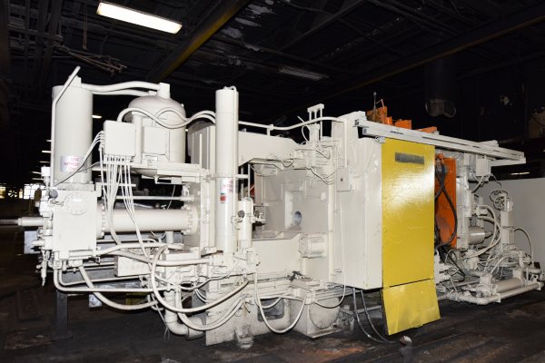 Used Prince Model: 836 CCA 900 U.S. Tons Horizontal Cold Chamber Aluminum High Pressure Die Casting Machine