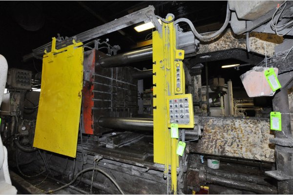 Used Prince Model: 836 CCA 850 U.S. Tons Horizontal Cold Chamber Aluminum High Pressure Die Casting Machine