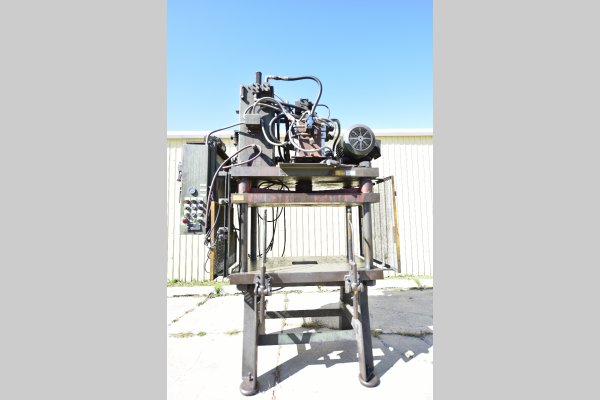 Used Birch Trim Press Model: BMC-30-A 30 Tons Four Column (Post) Vertical Hydraulic Die Casting Trim Press