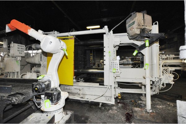 Used Prince Model: 836 CCA 850 U.S. Tons Horizontal Cold Chamber Aluminum High Pressure Die Casting Machine