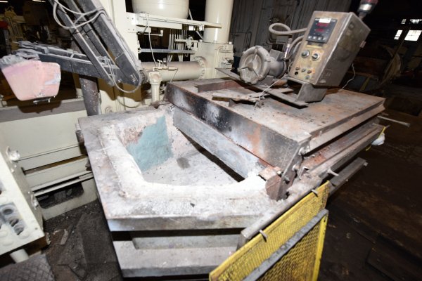 Used Cal-Miser Model: 2600 2600 pound bath capacity in aluminum Low Energy High Efficiency Natural Gas Heated Aluminum Holding Furnace