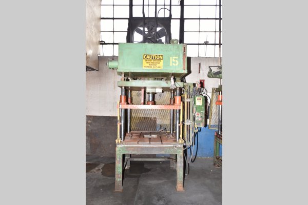 Used Metal Mechanics Model: DCT-35 35 U.S. Ton Four Column (Post) Vertical Hydraulic Die Casting Trim Press