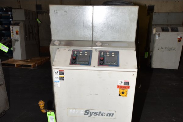Used Mokon Model: H54B24-Z6 48 kW (24 kW per zone) Dual (two) Zone Portable Hot Oil Process Heater Temperature Control Unit with Cooling Water Circuit