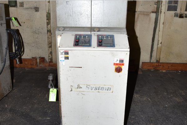 Used Mokon Model: H54B24-Z6 48 kW (24 kW per zone) Dual (two) Zone Portable Hot Oil Process Heater Temperature Control Unit with Cooling Water Circuit