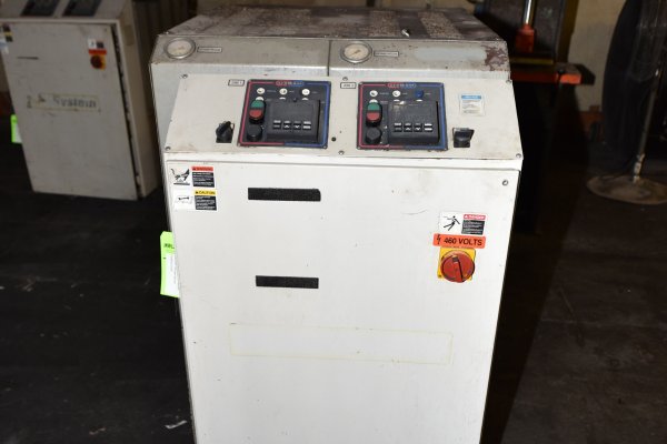 Used Mokon Model: H44212-28 24 kW (12 kW per zone) Dual (two) Zone Portable Hot Oil Process Heater Temperature Control Unit with Cooling Water Circuit
