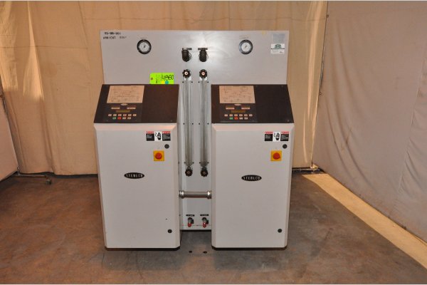 Used Sterlco Model: M2B2026-UI 96 kW (48 kW per zone) Dual (two) Zone Portable Hot Oil Process Heater Temperature Control Unit