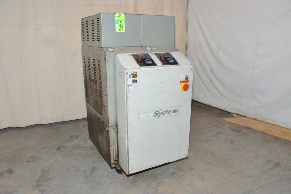 Used Mokon Model: H54B24-Z6 48 kW (24 kW per zone) Dual (two) Zone Portable Hot Oil Process Heater Temperature Control Unit with Cooling Water Circuit