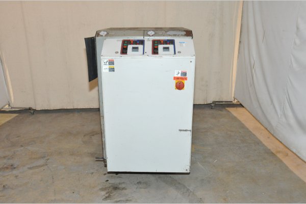 Used Mokon Model: H44212-28 24 kW (12 kW per zone) Dual (two) Zone Portable Hot Oil Process Heater Temperature Control Unit with Cooling Water Circuit