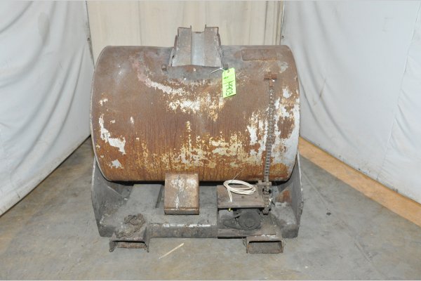 Used Arrow-Acme Model: PL959 1200 pound capacity Power Roll-Over Transfer Ladle - Forklift Type Bull Ladle for Molten Aluminum or Zinc - DC Powered - Arrow-Acme Type
