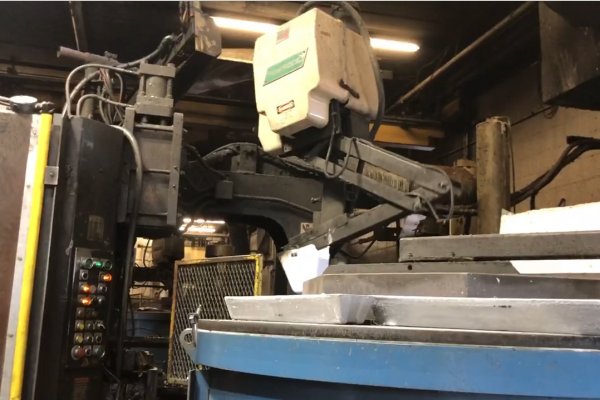 Used Rimrock Model: 305 MLX 1400 50 Pound Pour Capacity Multi-Link Automatic Ladle for Non-Ferrous Aluminum and Brass Die Casting and Foundry Operations
