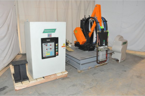 Used Rimrock Model: 410 60 Inch 60 Inches of Die Spray Stroke Multi-Link Automatic Reciprocating Die Lubrication Sprayer for Die Casting and Foundry Operations