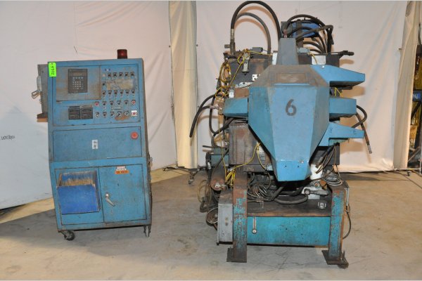 Used Techmire Model: 44H CSS-01 24 US Tons Multi-slide Hot Chamber Miniature Zinc (Zamak) High Pressure Die Casting Machine
