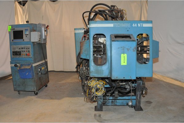 Used Techmire Model: 44Z NT 18 Metric Ton Multi-slide Hot Chamber Miniature Zinc (Zamak) High Pressure Die Casting Machine