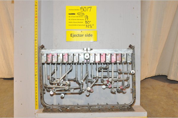 Used Rimrock Model: 410 32.5 Inch Rimrock Die Lube Spray Manifold for Model 410 Automatic Reciprocator Sprayer