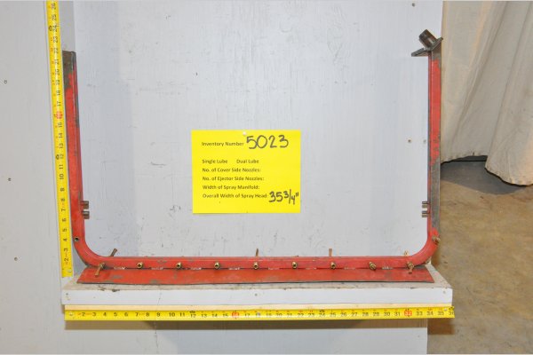 Used Rimrock Model: 410 35.75 Inch Rimrock Die Lube Spray Manifold for Model 410 Automatic Reciprocator Sprayer
