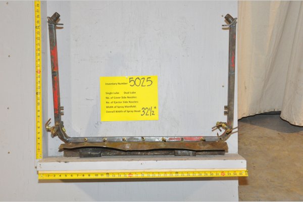Used Rimrock Model: 410 (spray manifold) 26.75 Inch Rimrock Die Lube Spray Manifold for Model 410 Automatic Reciprocator Sprayer