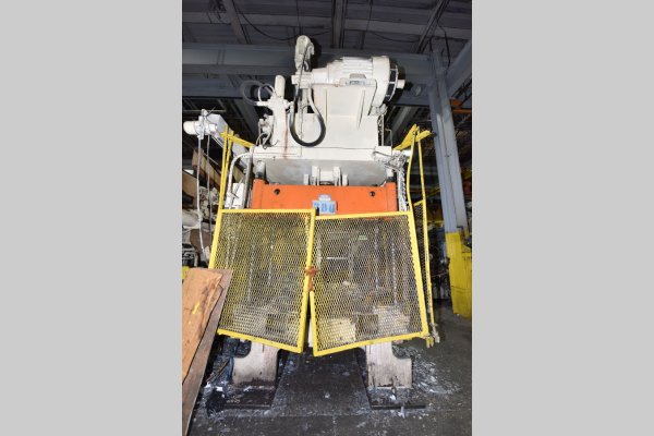 Used PH Hydraulics Model: TP-50-5 50 U.S. Tons Four Column (Post) Vertical Hydraulic Die Casting Trim Press