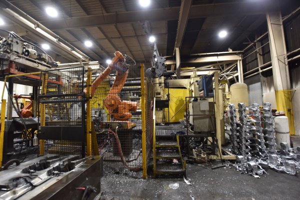 Used Ex-Cell-O B&T Model: DC-1600 1600 Ton Horizontal Cold Chamber Aluminum High Pressure Die Casting Machine